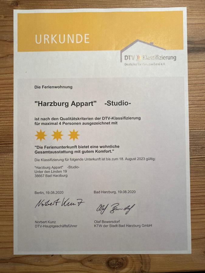 Harzburg Appart Unter Den Linden 19 Apartment Bad Harzburg Exterior foto